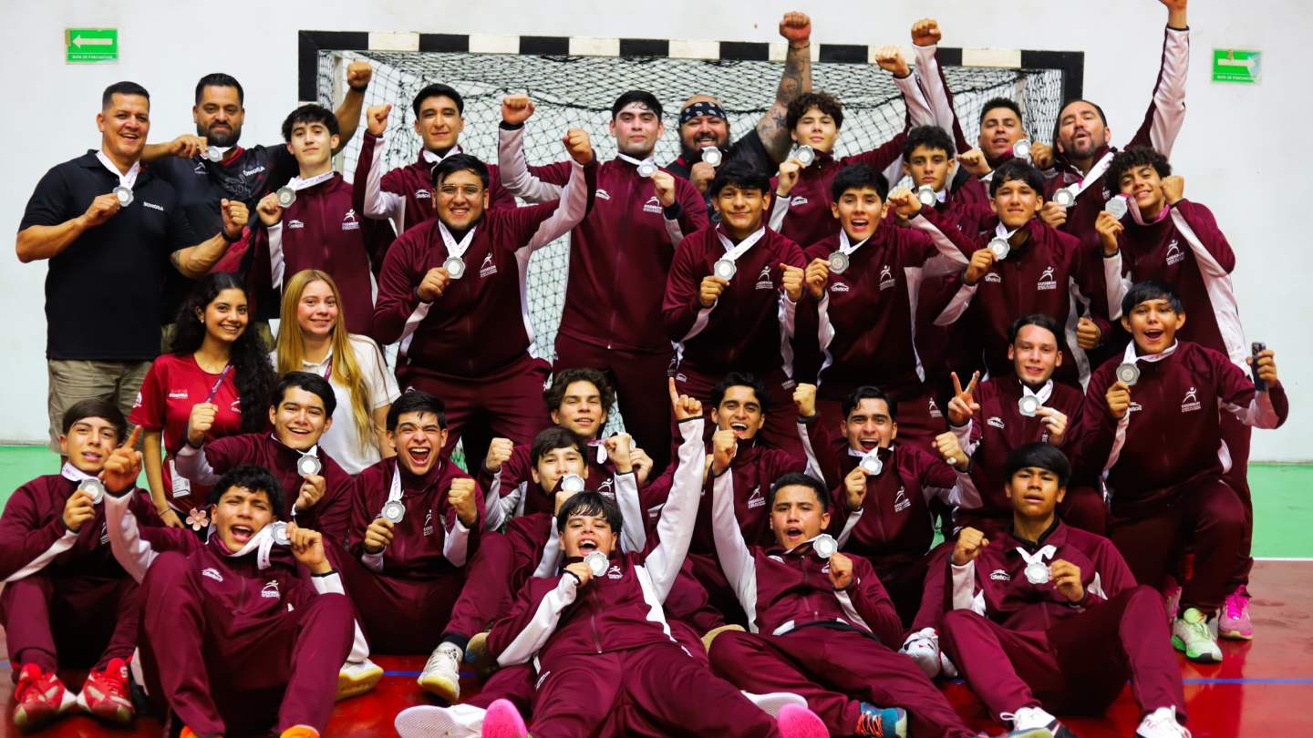 TERMINA SONORA CON PAR DE PLATAS EN HANDBALL VARONIL EN OLIMPIADA NACIONAL 